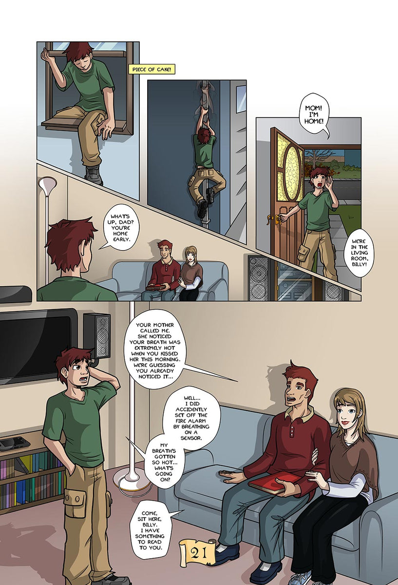 Page 21 Of The Raising Dragons Graphic Novel By James Art Ville 0766