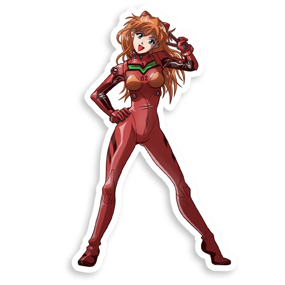 Wall Art Print neon genesis evangelion soryu asuka langley, Gifts &  Merchandise