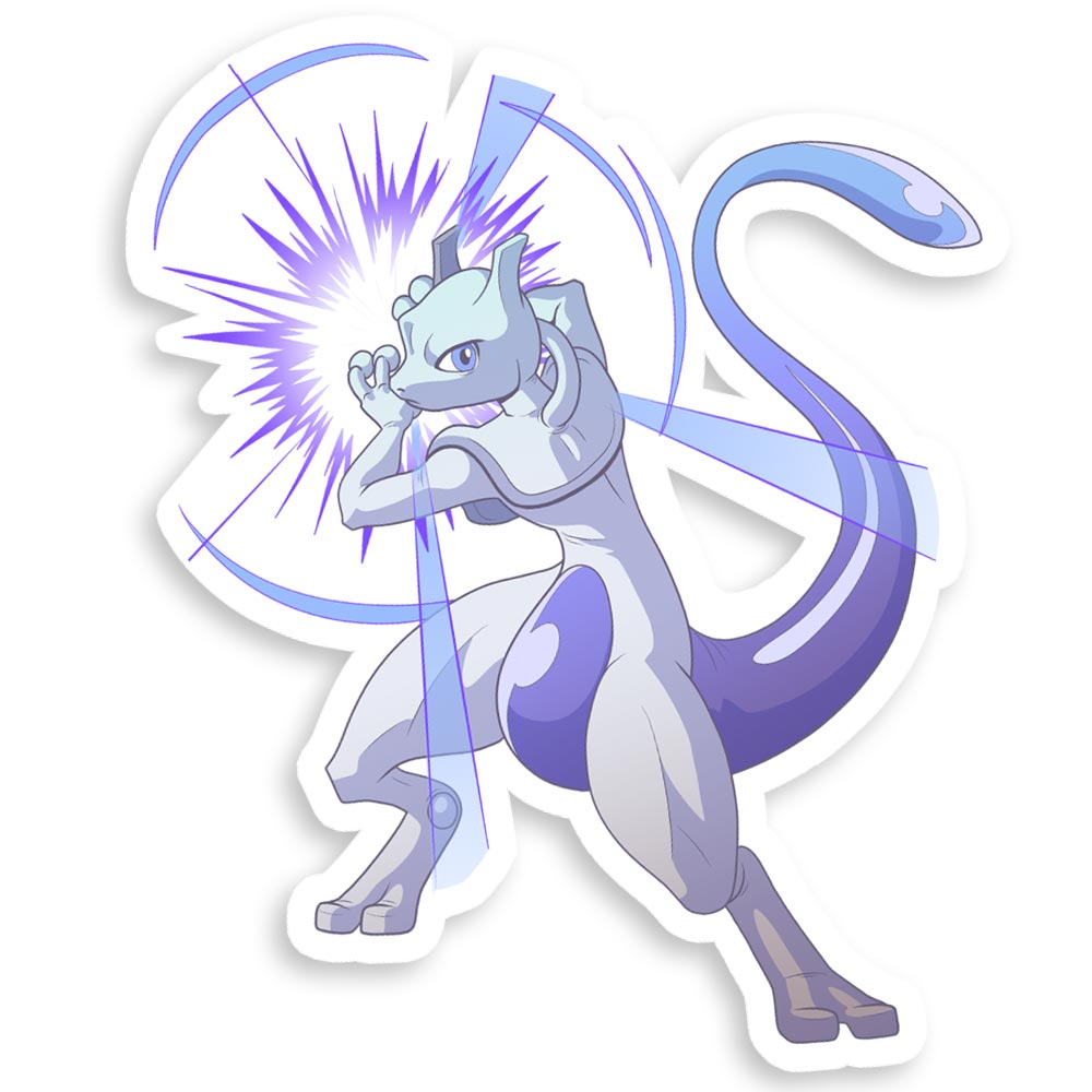 Mewtwo Legendary Psychic Pokémon Enamel Pin 