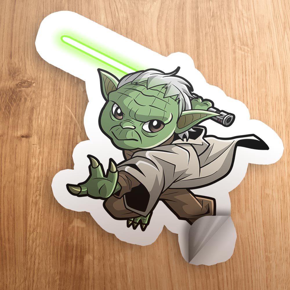 Baby Yoda Sticker (3″ Die Cut) - Underfold Comics