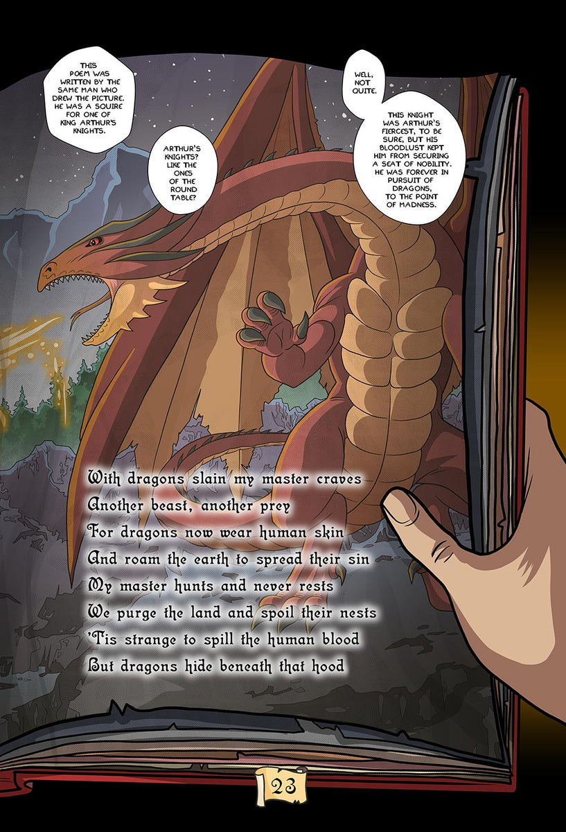 Page 23 Of The Raising Dragons Graphic Novel By James Art Ville 9553